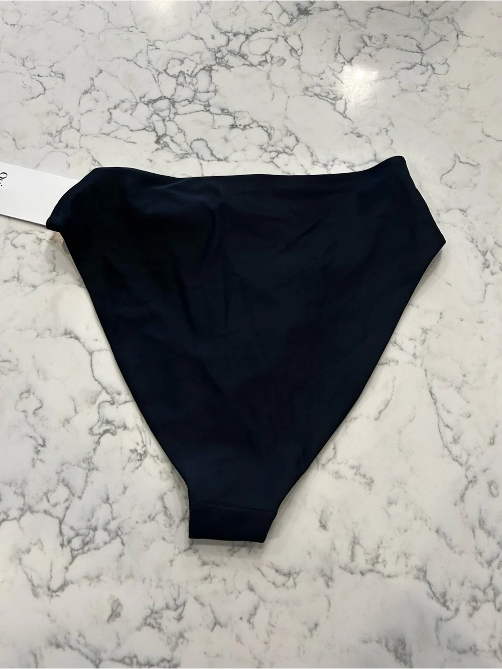 Quince Black High-Waist Bikini Bottom